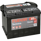 Аккумулятор Tudor Technica (60 Ah) TB608 L+