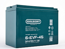 Аккумулятор Gelbert 6-EVF-45 (12V45Ah) C3