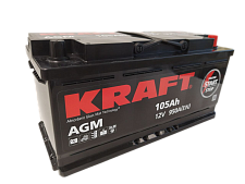Аккумулятор Kraft AGM (105 Ah) L6